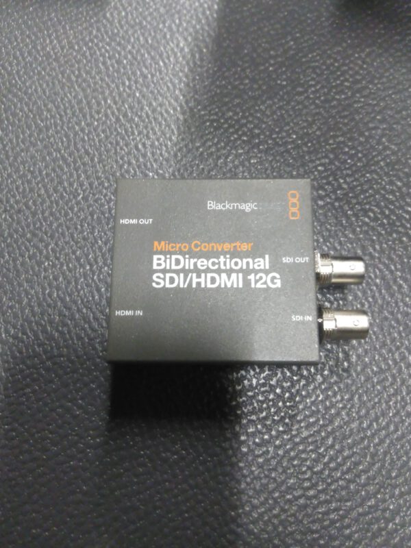 Blackmagic Design Micro Converter BiDirection, SDI / HDMI 12G, USB, IN: SDI, OUT: HDMI A / SDI, inkl. Netzteil